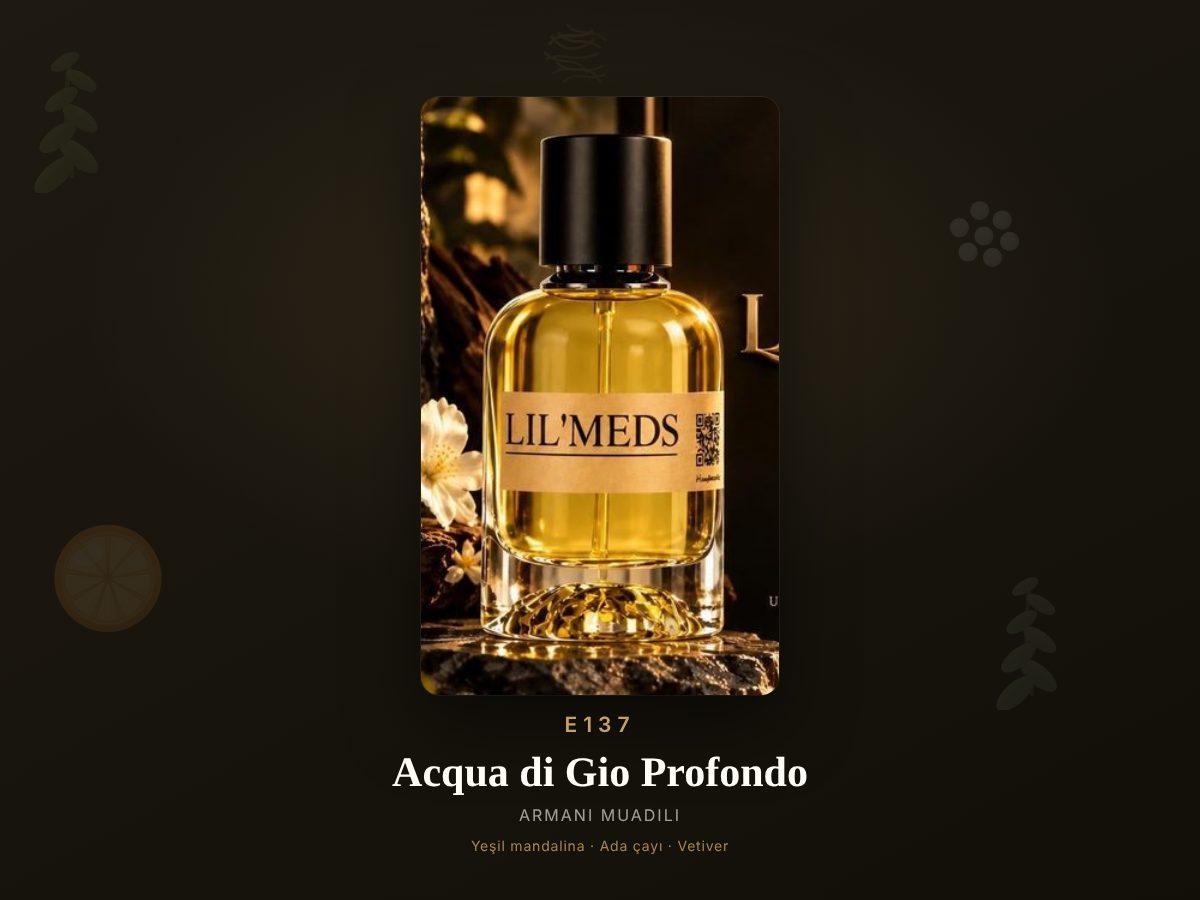 Armani Acqua di Gio Profondo muadili parfüm — E137, 50 ml