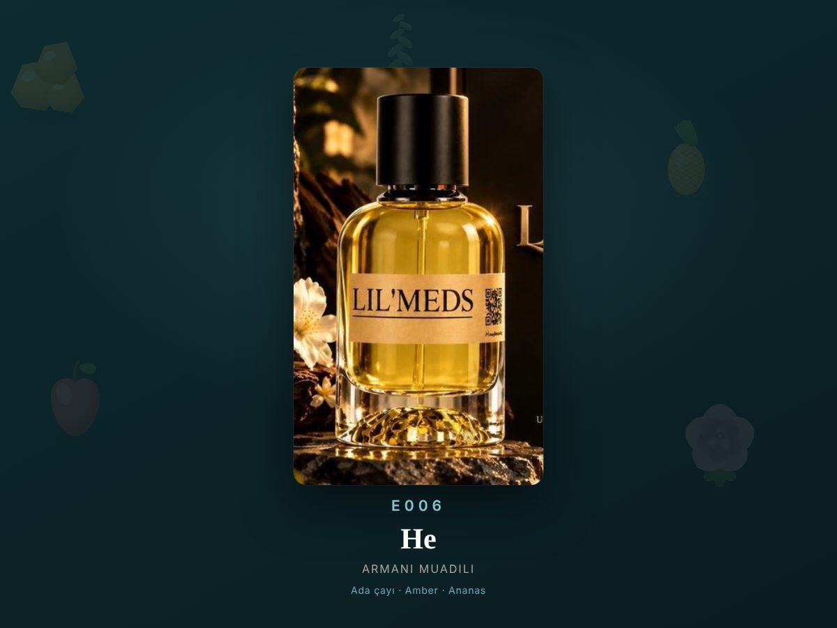 Armani He muadili parfüm — E006, 50 ml