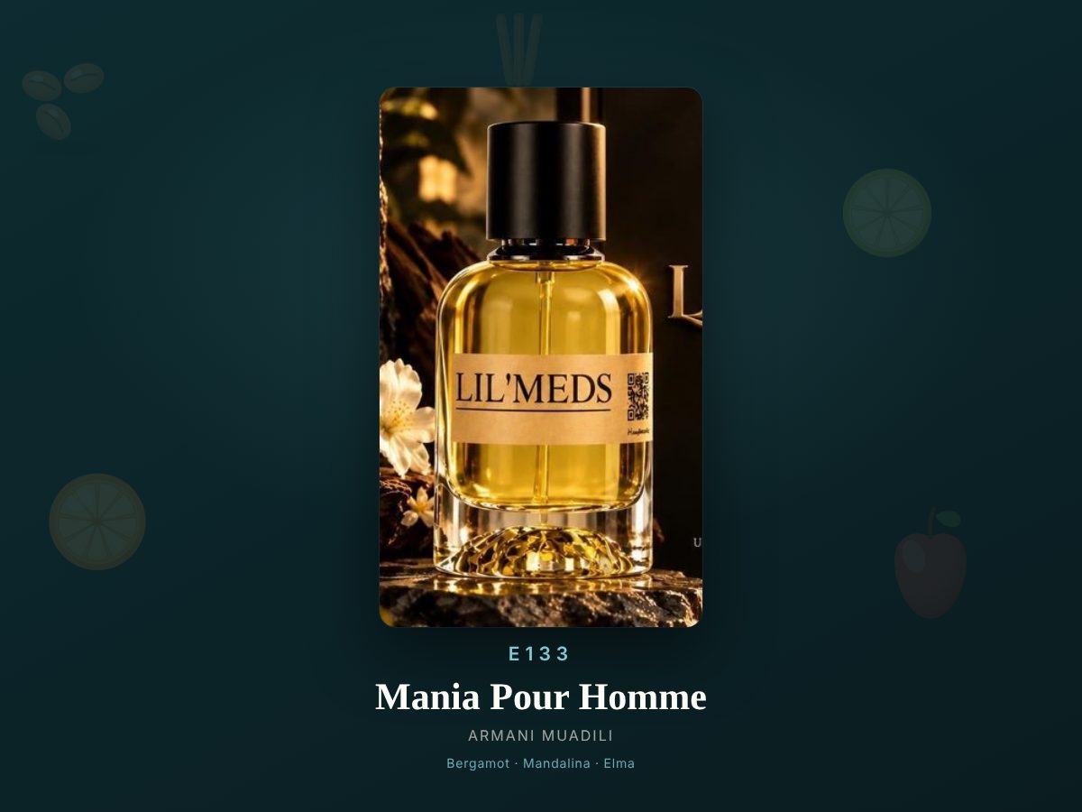 Armani Mania Pour Homme muadili parfüm — E133, 50 ml