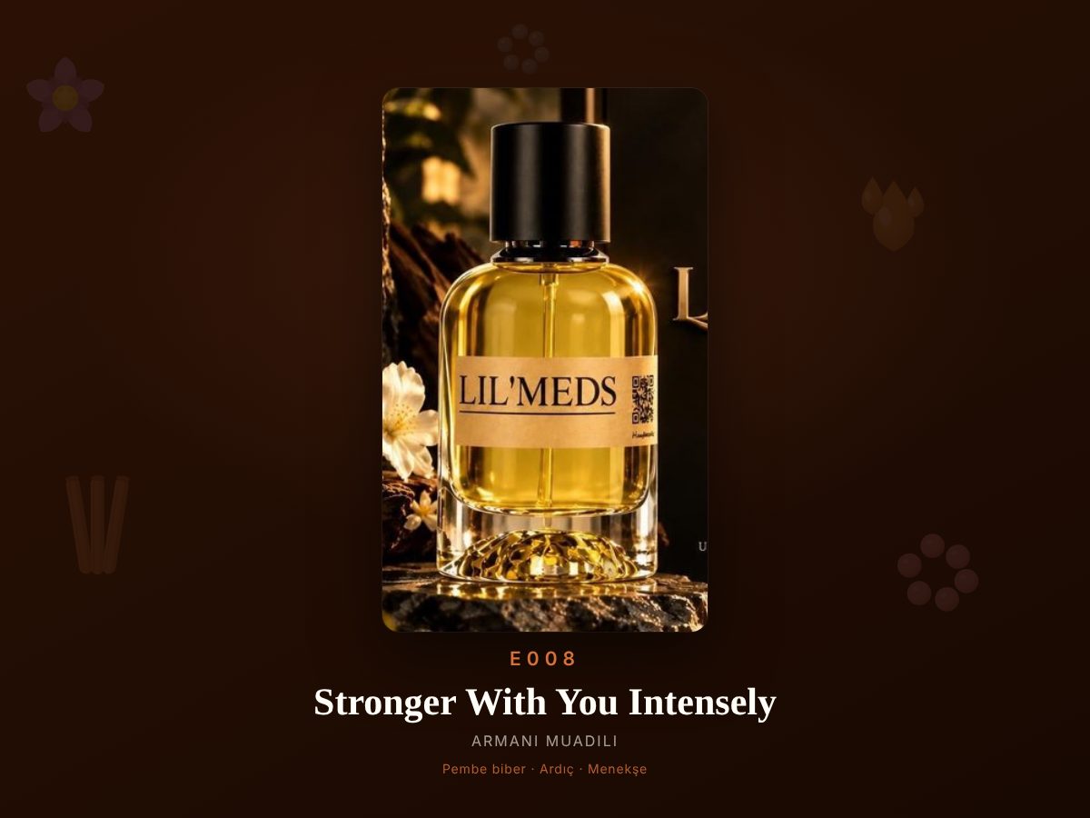 Armani Stronger With You Intensely muadili parfüm — E008, 50 ml