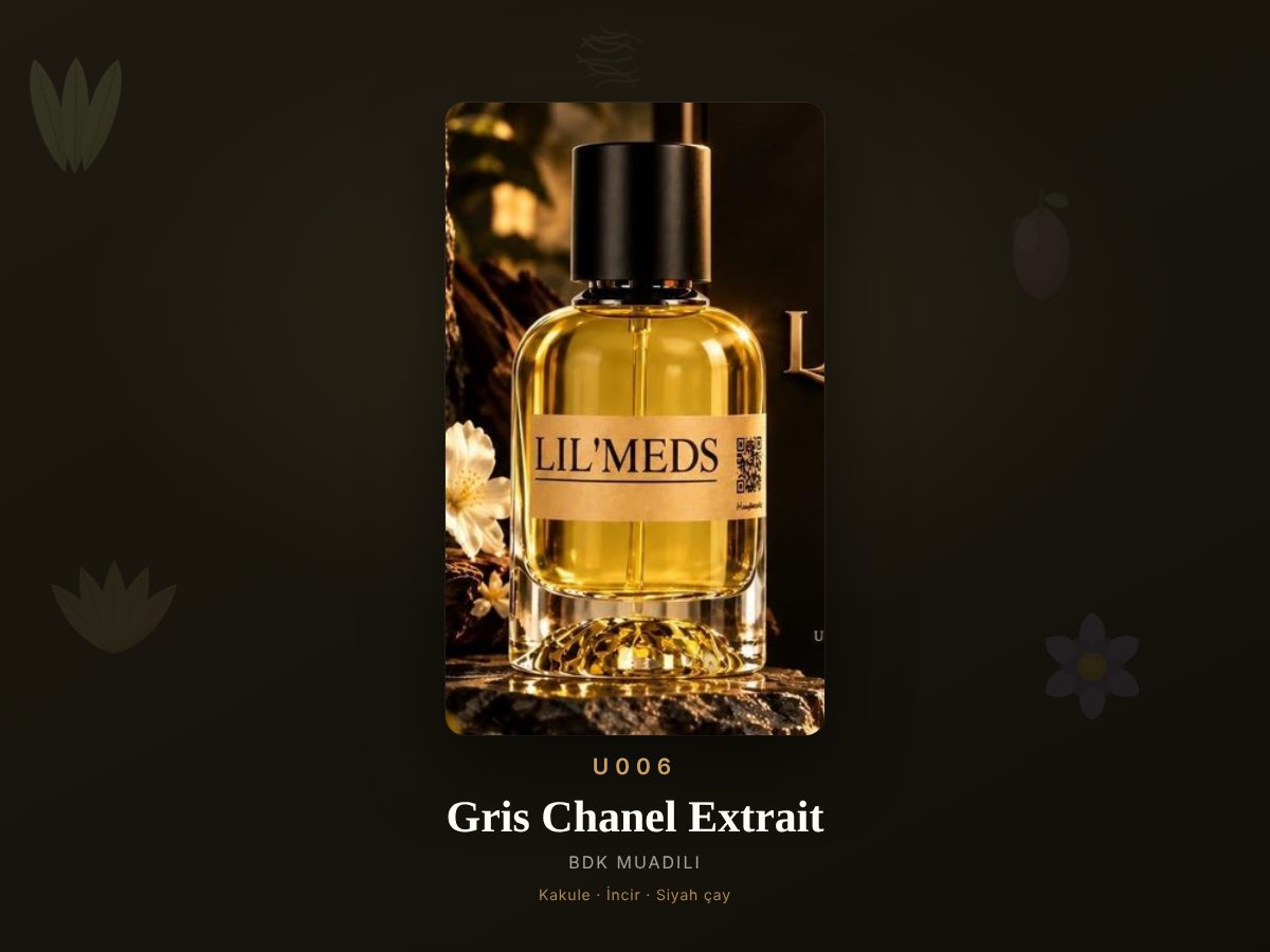 BDK Gris Chanel Extrait muadili parfüm — U006, 50 ml