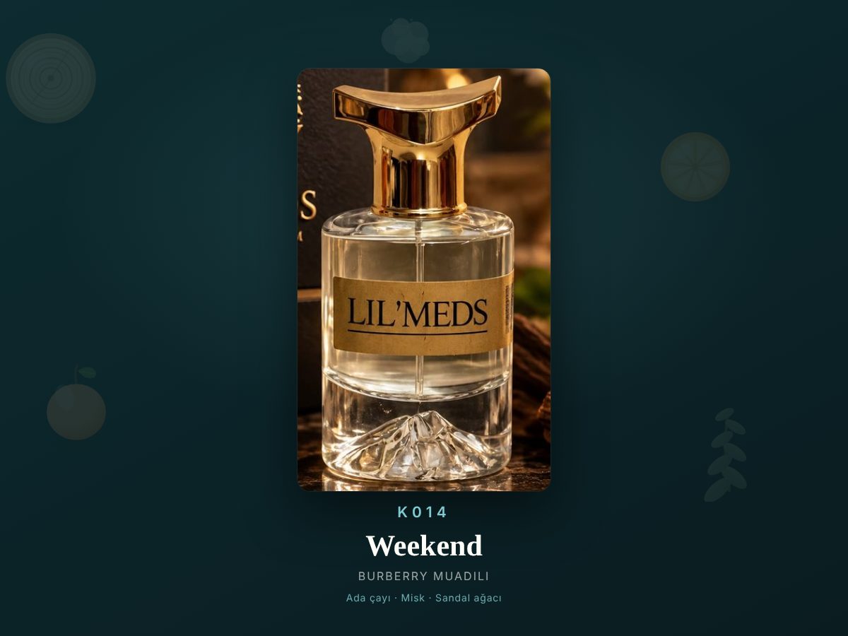 Burberry Weekend muadili parfüm — K014, 50 ml