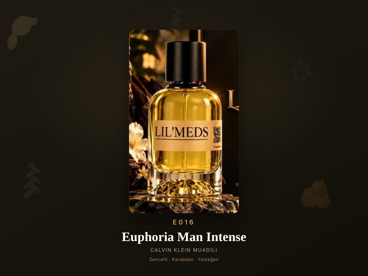 Calvin Klein Euphoria Man Intense muadili parfüm — E016, 50 ml