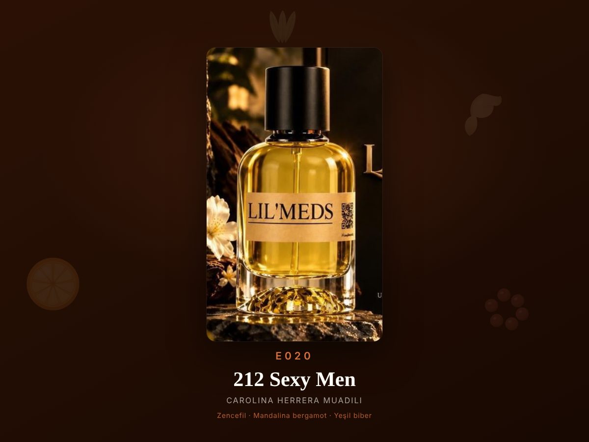 Carolina Herrera 212 Sexy Men muadili parfüm — E020, 50 ml
