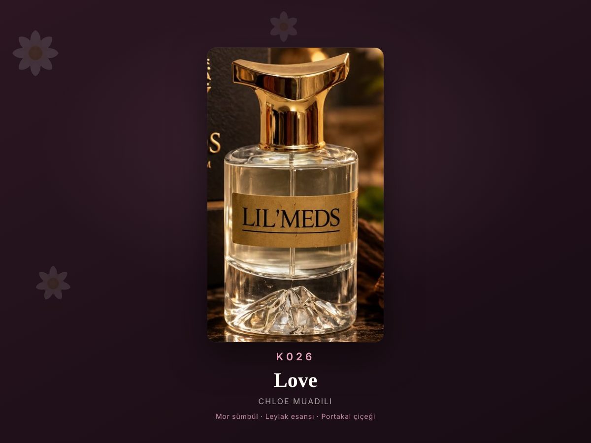 Chloe Love muadili parfüm — K026, 50 ml