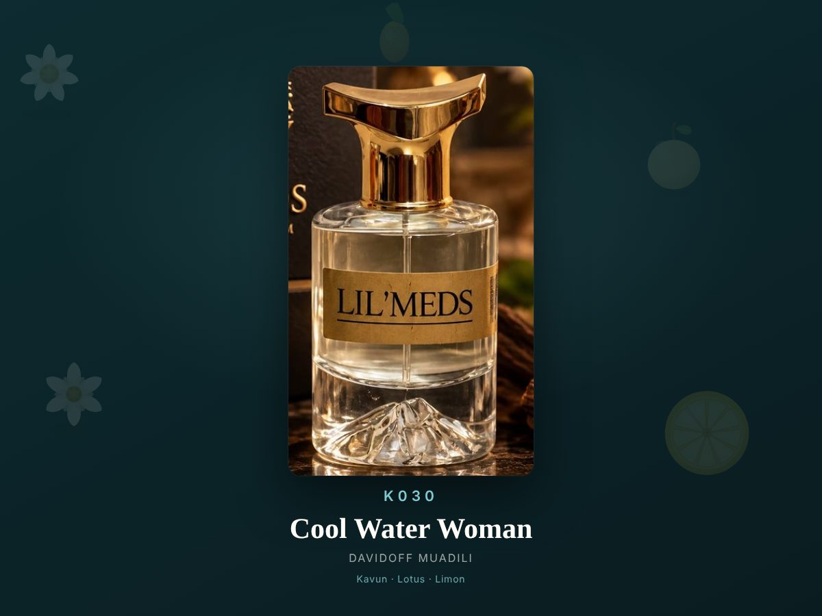 Davidoff Cool Water Woman muadili parfüm — K030, 50 ml
