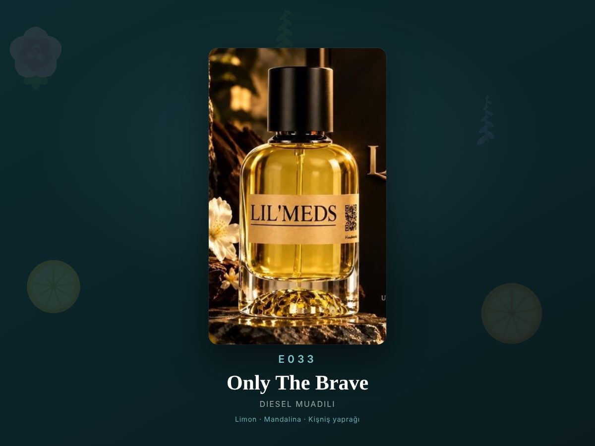 Diesel Only The Brave muadili parfüm — E033, 50 ml