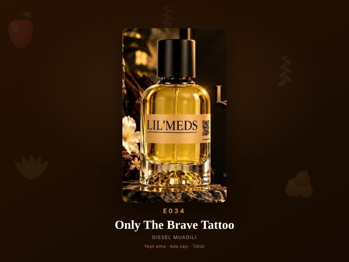 Diesel Only The Brave Tattoo muadili parfüm — E034, 50 ml