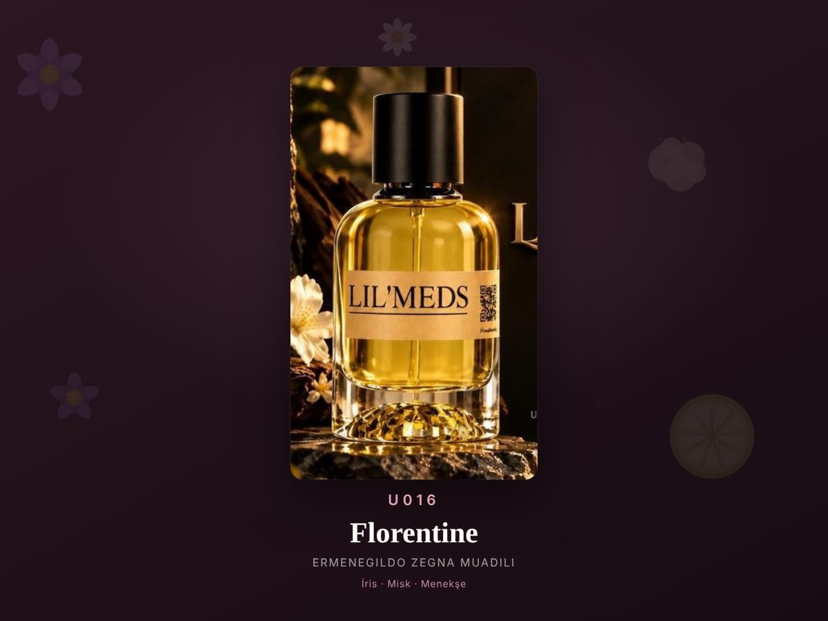 Ermenegildo Zegna Florentine muadili parfüm — U016, 50 ml