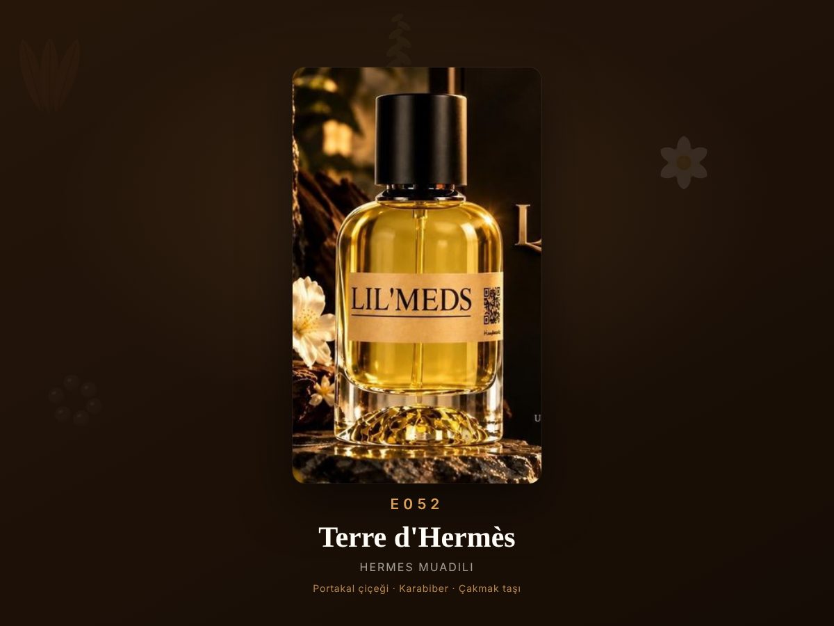 Hermes Terre d'Hermès muadili parfüm — E052, 50 ml
