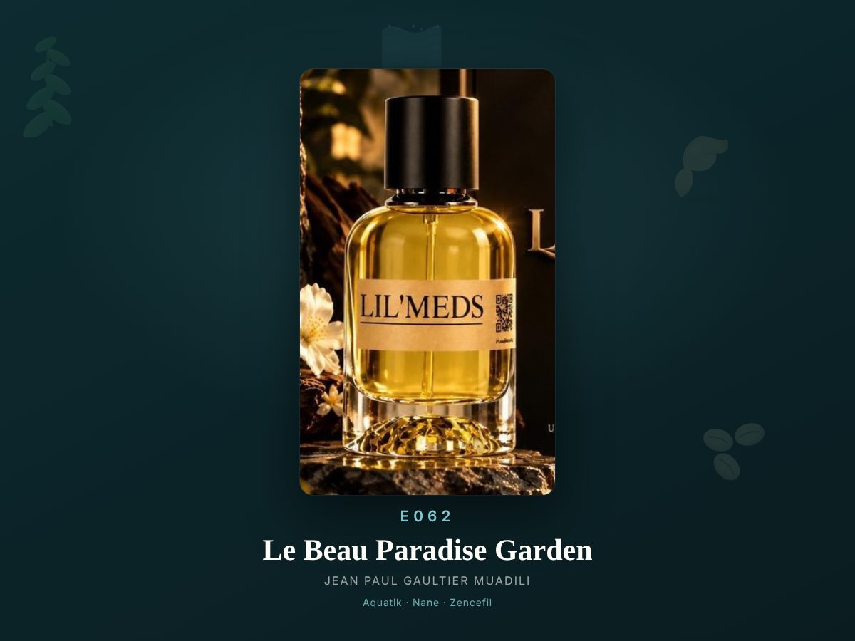 Jean Paul Gaultier Le Beau Paradise Garden muadili parfüm — E062, 50 ml