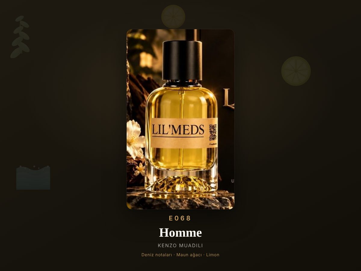 Kenzo Homme muadili parfüm — E068, 50 ml