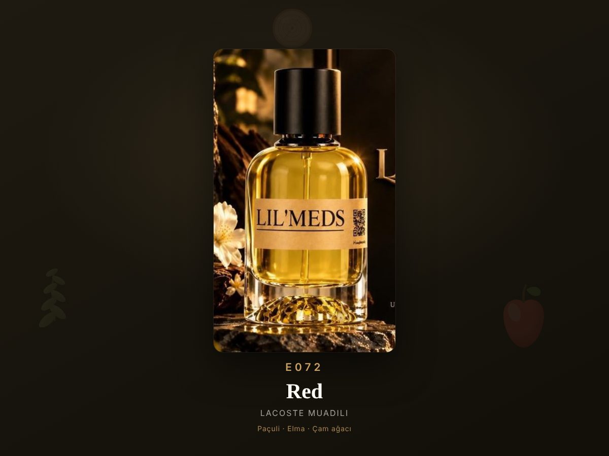 Lacoste Red muadili parfüm — E072, 50 ml