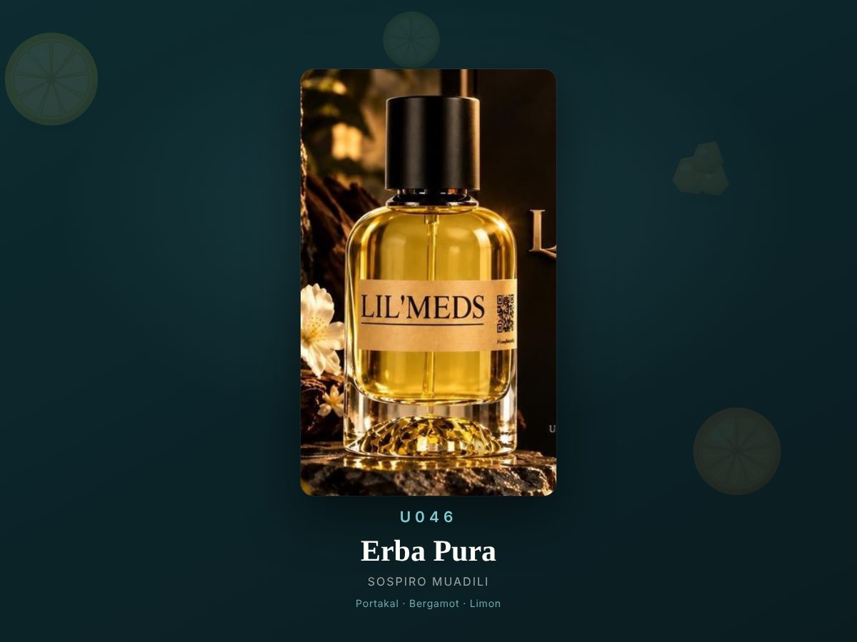 Sospiro Erba Pura muadili parfüm — U046, 50 ml