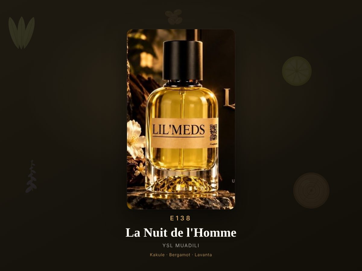YSL La Nuit de l'Homme muadili parfüm — E138, 50 ml